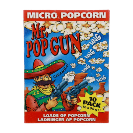 Mr. Popgun Popcorn 10x90g