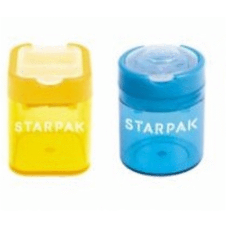 Starpak Pliiatsiteritaja 2-auguga & konteineriga 1tk