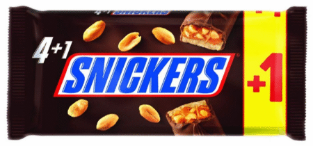 Snickers 4+1pakk 250g