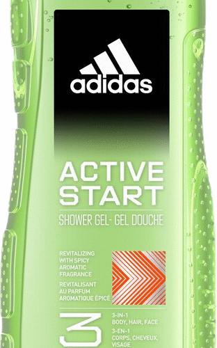 Adidas Dušigeel meestele Active Start 3in1 400ml