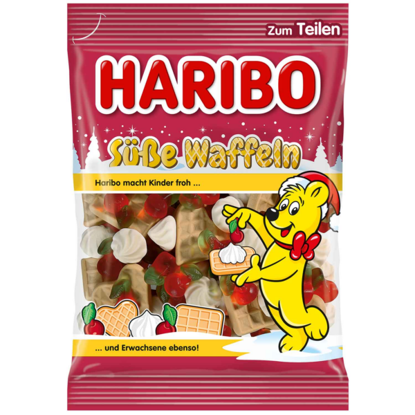 Haribo Kummikommid ´´Mõnusad Vahvlid`` 175g