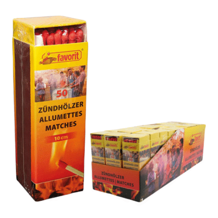 Favorit Kaminatikud 10cm, 50TK