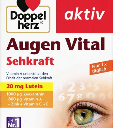 DOPPELHERZ silmade tervise heaks Augen Vital 30 kapslit