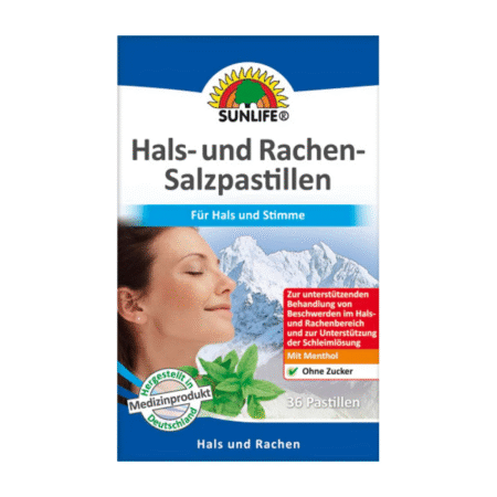 Sunlife Kurgupastillid Mentooliga 36TK