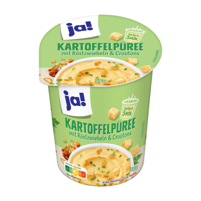 Ja! Kartulipüree praesibula & krutoonidega 59g