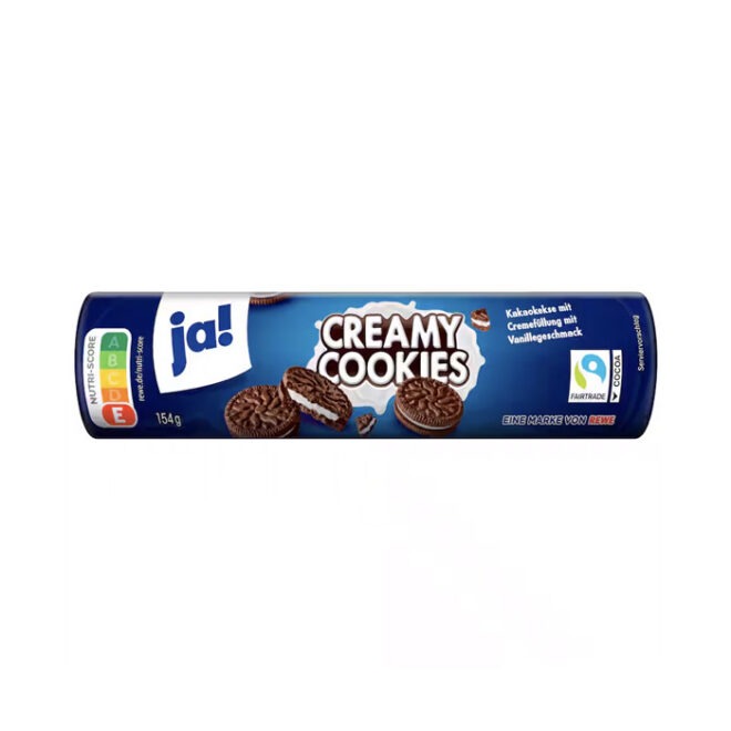 Ja! Küpsised kreemitäidisega 176g