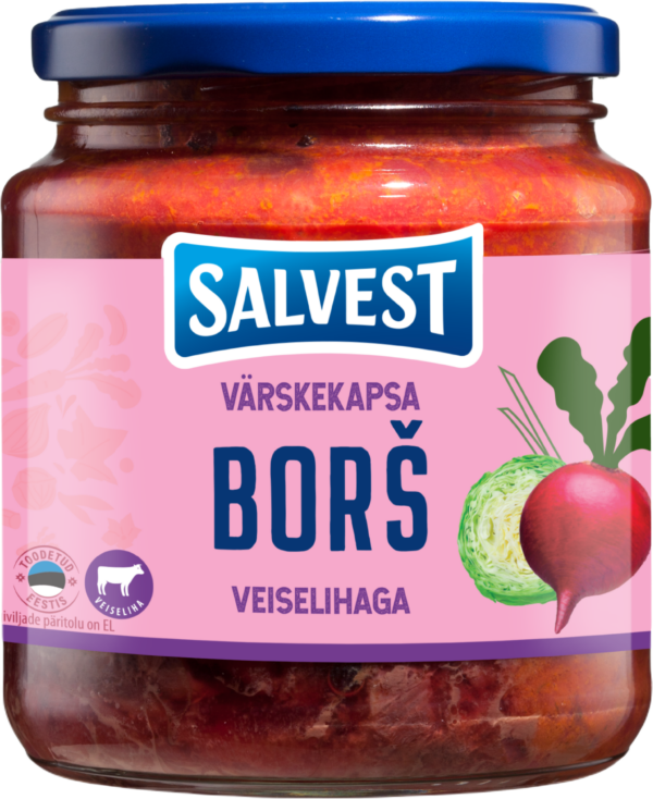 SALVEST Veiselihaga värskekapsaborš 530 g