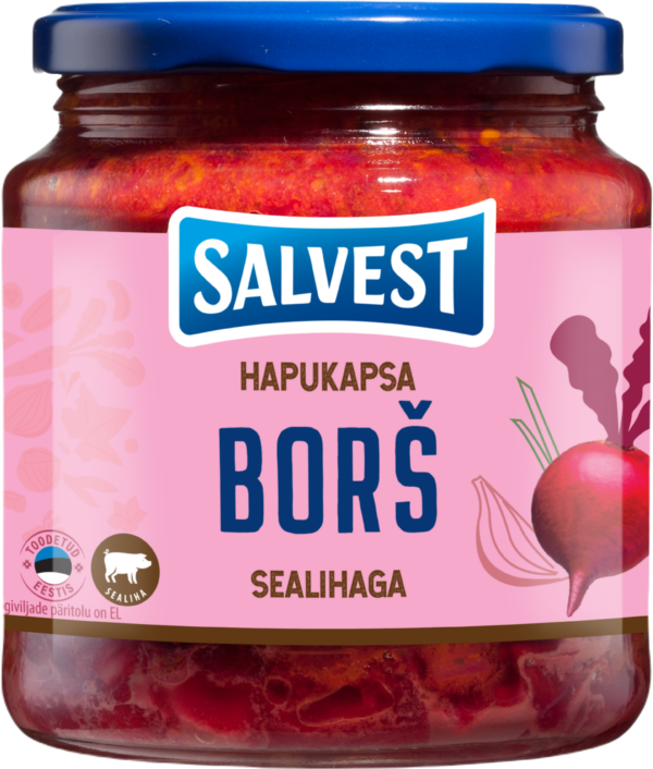 SALVEST Sealihaga hapukapsaborš 530 g