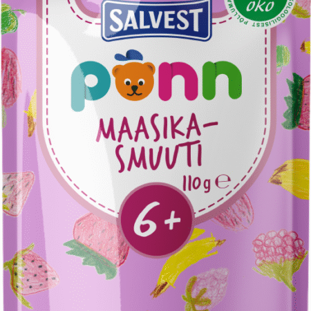 PÕNN Ökoloogiline Maasikasmuuti 110 g 6+