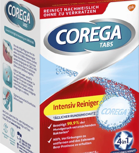 Corega intensiivsed hambaproteeside puhastustabletid 108tk