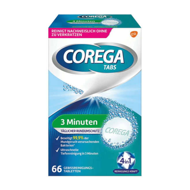 Corega tabletid proteeside puhastamiseks 66tk