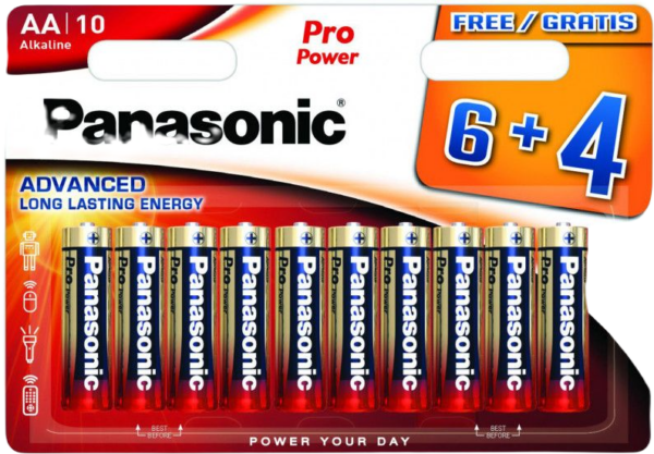 Panasonic Pro Power patarei LR03PPG/10B (6+4tk)