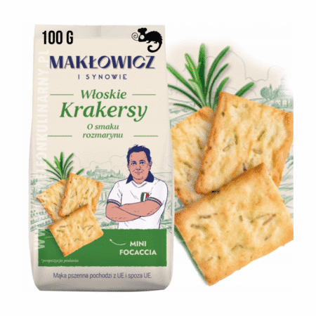 Maklowicz Focaccia Kreekerid Rosmariiniga 100g