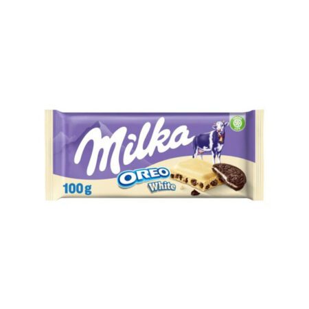 Milka Valge Šokolaad Oreo 100g