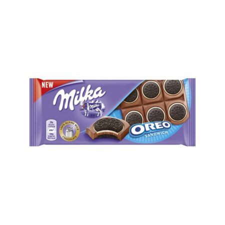 Milka Piimašokolaad Oreo Küpsisega 100g