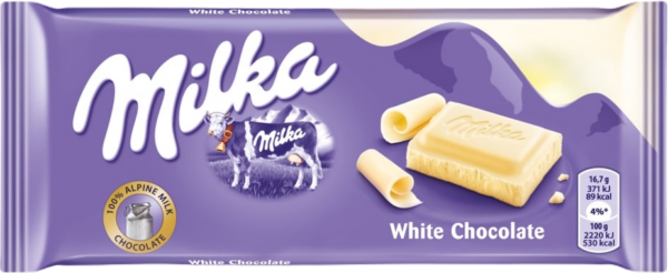 Milka Valge Šokolaad 100g