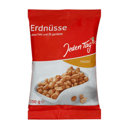 Jeden Tag Maapähklid vürtsikad 150g