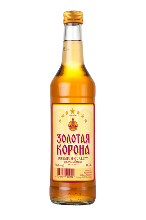 Zolotaja Korona 36%vol 0.5L klaas