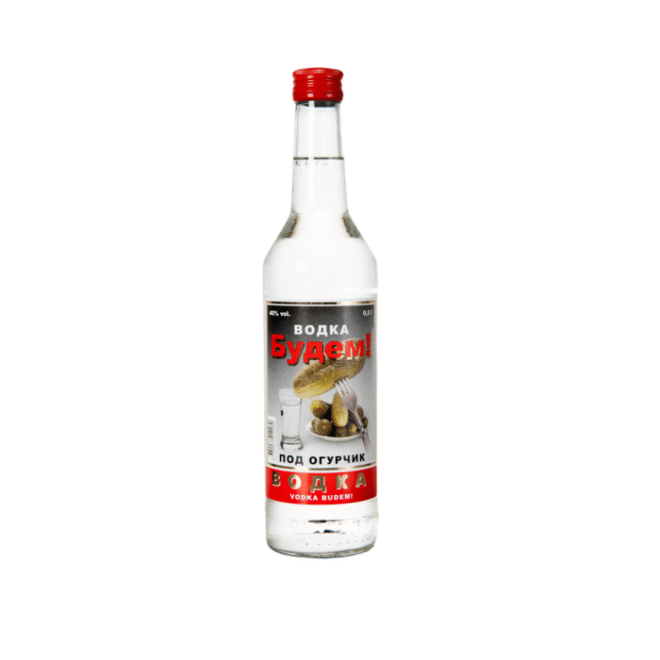 Vodka Budem! 40%vol 0.5L lasi