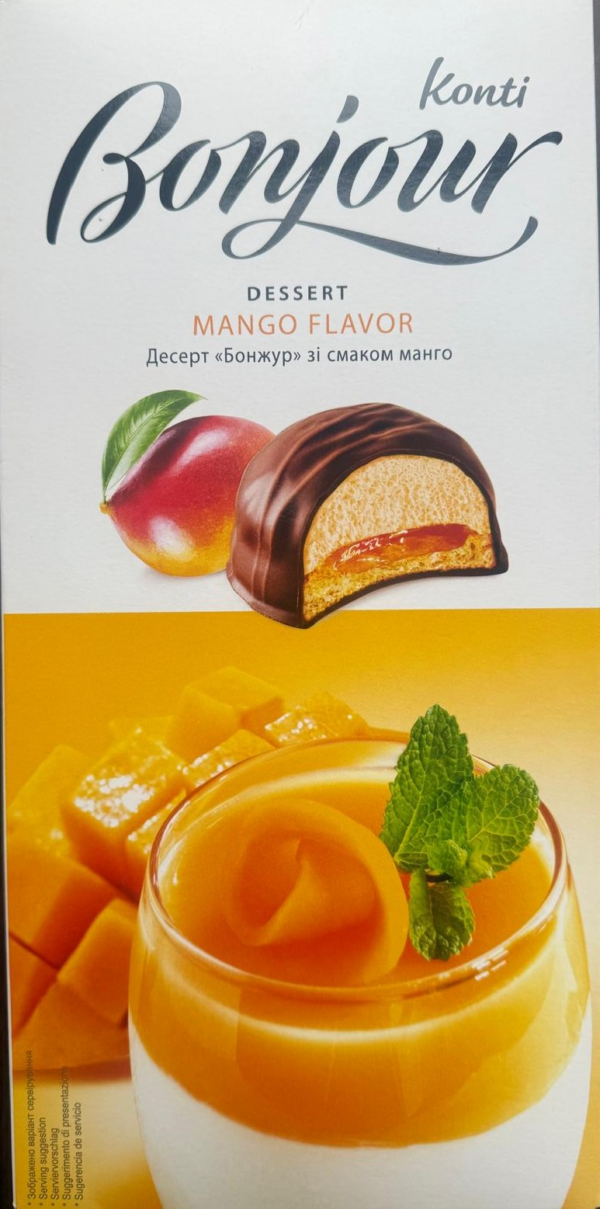 Magustoit BONJOUR Mango 232g