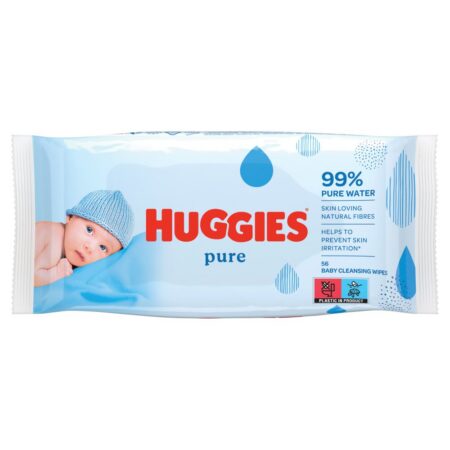 Huggies Niisked salvrätid Pure 56tk