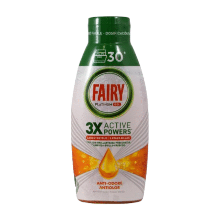 Fairy Platinum Nõudepesumasina geel Antiodor 600ml