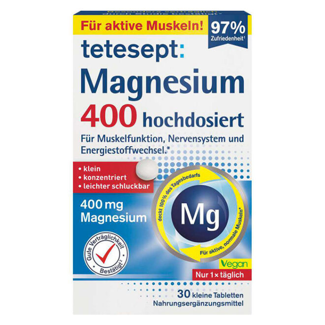 Tetesept Magneesium 400, 30tk