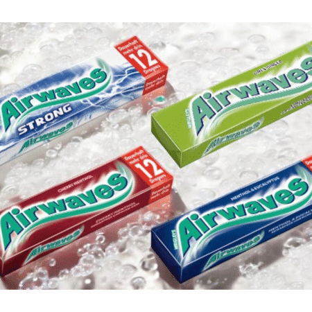 Airwaves näts 4-erinevat sorti 20g 1tk