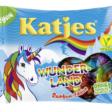 Katjes kummikommid "Wunderland" rainbow edition 175g