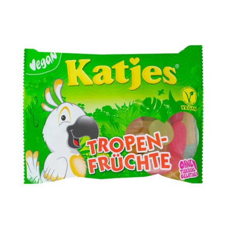 Katjes kummikommid "Tropical" 175g