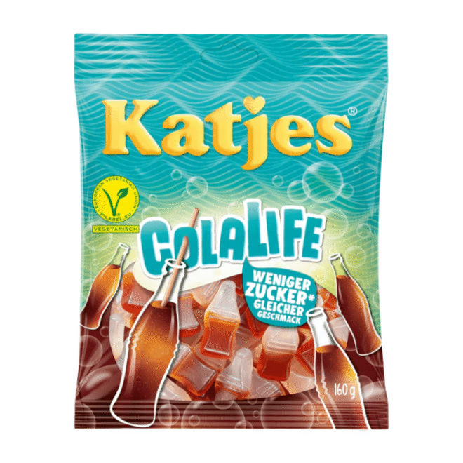 Katjes kummikommid "Colalife" 160g