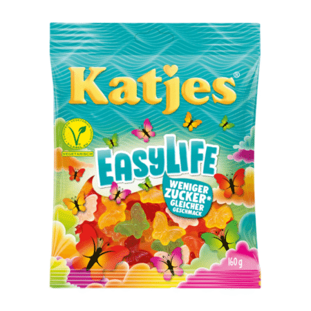 Katjes kummikommid "Liblikad" 160g