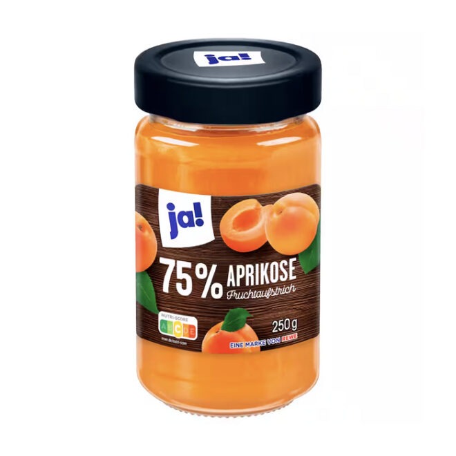 Ja! Aprikoosimoos 75% 250g