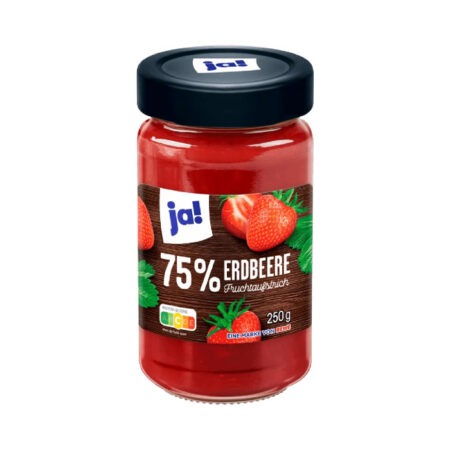 Ja! Maasikamoos 75% 250g