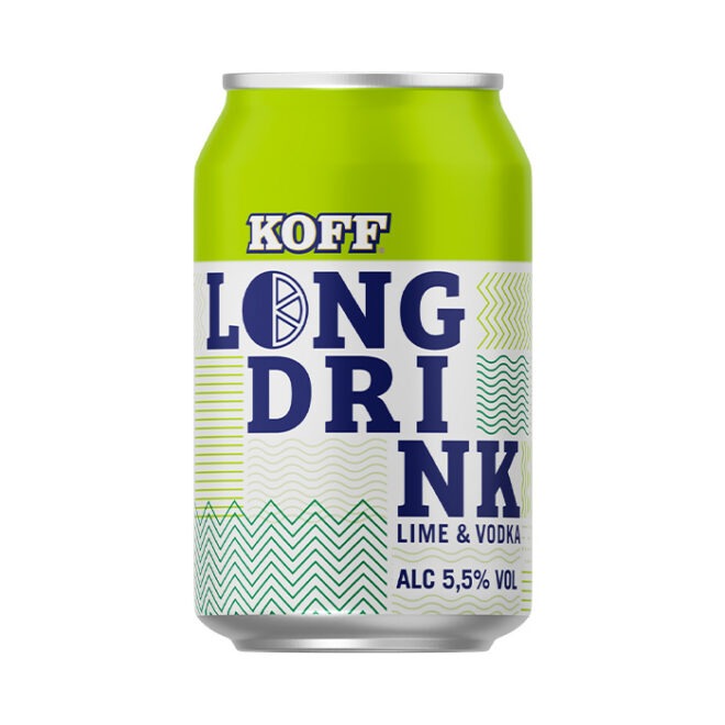 Koff Lime&Vodka 5,5% 0,33L tölkki