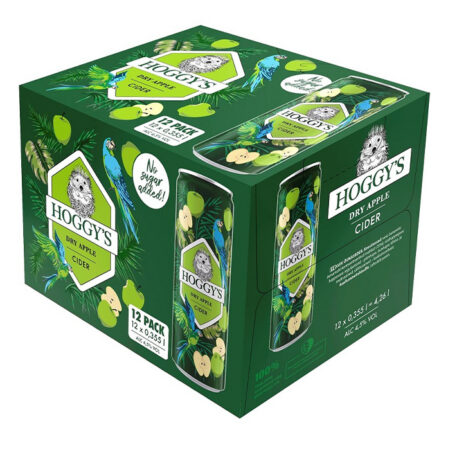 HOGGYS DRY APPLE 12-pakk 4,5% 0,355 l purk