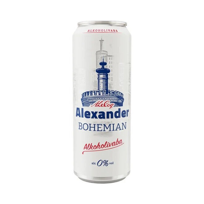 ALEXANDER BOHEMIAN ALCOHOL VABA 0,0% 0,568 prk