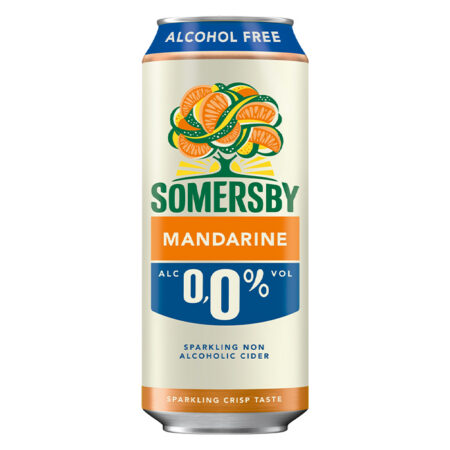Somersby MandarineБесспиртовая банка 0,5 л