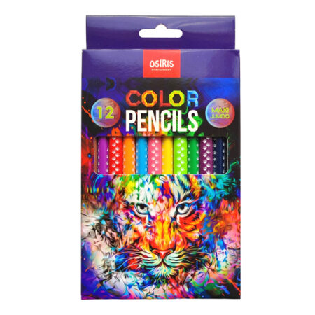 Värvipliiatsid 12 värvi MAXI Jumbo, Osiris