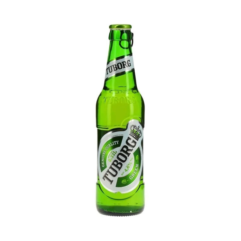 Бутылка Tuborg Green 0,33 л*