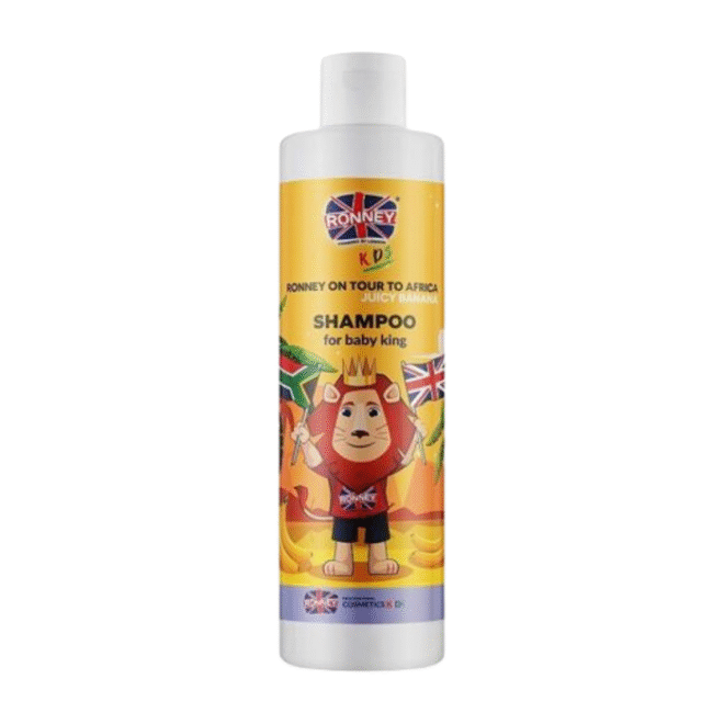 Ronney KIDS ON TOUR TO AFRICA Laste Šampoon Banaani lõhnaga 300ml