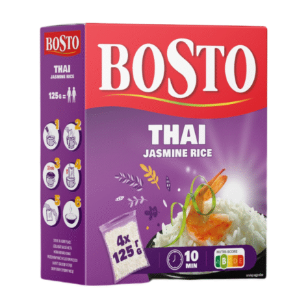 Tai jasmiiniriis 4 x 125 g, BOSTO, 500 g