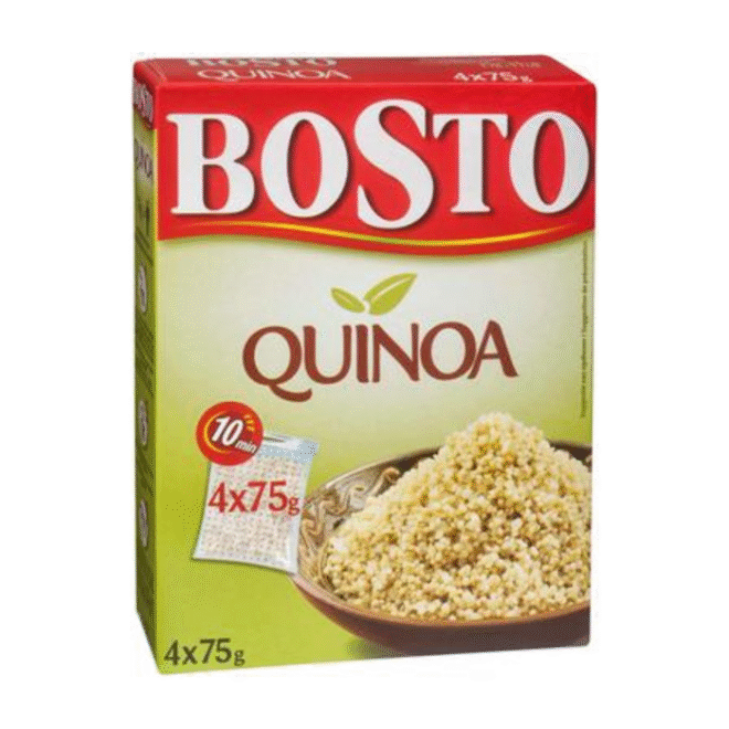 Quinoa, valge 4x75g, BOSTO, 300 g