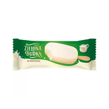 Zielona Budka vanillimaitseline jäätis koorega 47g