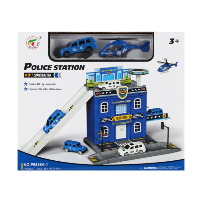 Mega Creative "Police Station" 4-in-1 game set