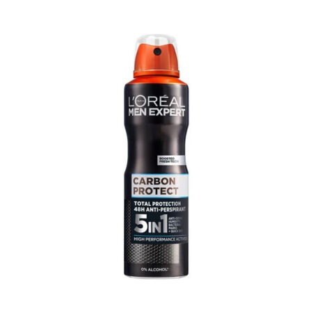 Loreal Deodorant meestele 5-in-1 ´´CARBON PROTECT“ 150ml