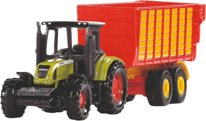 Siku Traktor Claas haagisega