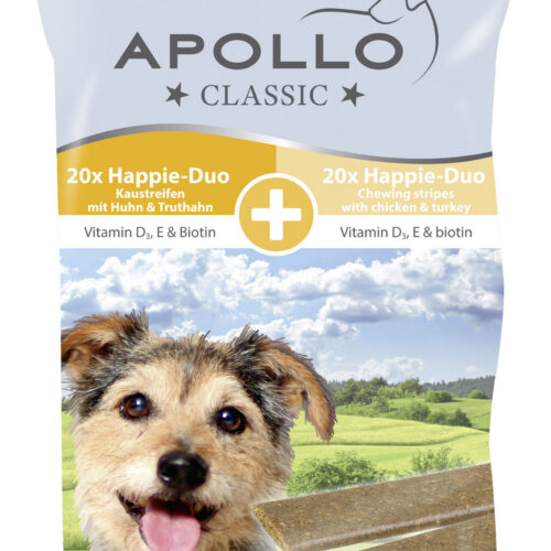 Happie-duo närimisribad kana- ja kalkunilihaga (20tk) 200g