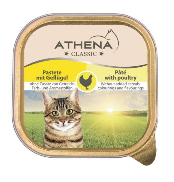 Cat food with poultry meat 100g