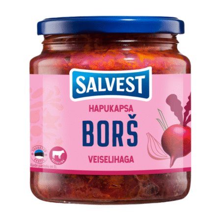 SALVEST Veiselihaga hapukapsaborš 530 g